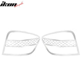 2006-2011 Benz ML Class W164 Chrome 2PCS Tail Lights Bezel Covers ABS