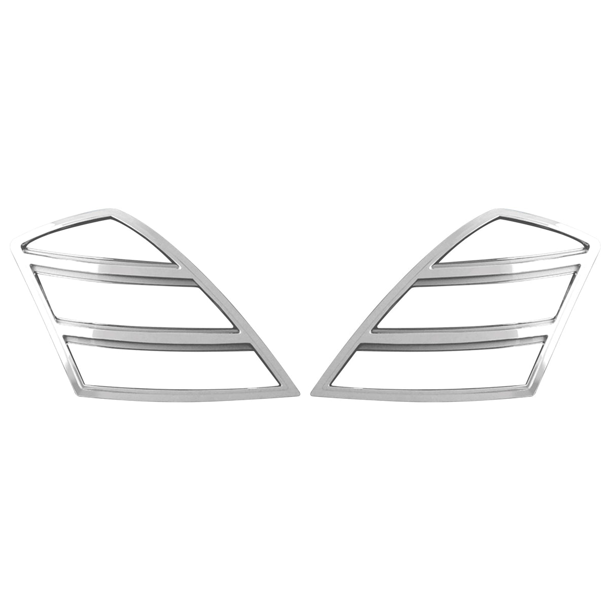 Rear Tail Light Bezel Cover Trim for Benz W221 S-Class 2007-2009 Chrome