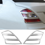 Rear Tail Light Bezel Cover Trim for Benz W221 S-Class 2007-2009 Chrome