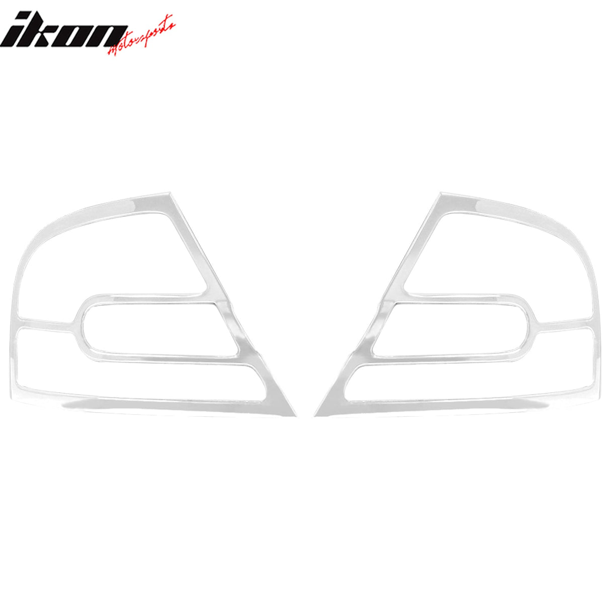 1998-2001 Nissan Altima 2PC Tail Light Lamps Bezels Cover Chrome ABS