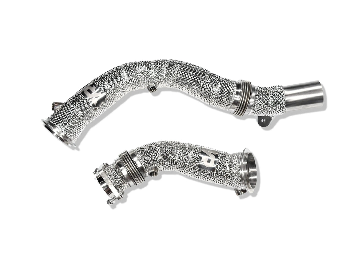 S55 Catless Downpipes with Heatshield for F8X M3 M4 & M2C