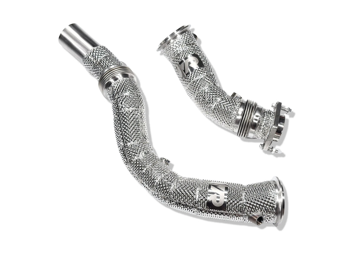 S55 Catless Downpipes with Heatshield for F8X M3 M4 & M2C