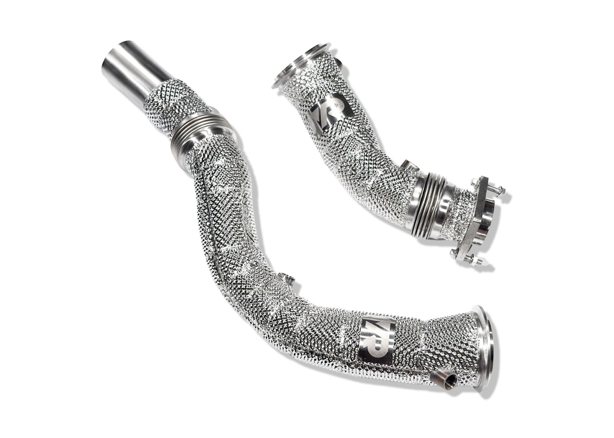 S55 Catless Downpipes with Heatshield for F8X M3 M4 & M2C