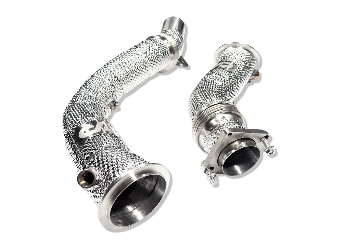 S55 Catless Downpipes with Heatshield for F8X M3 M4 & M2C
