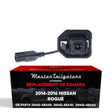 Nissan Rogue S Model (2014-2016) OEM Replacement Backup Camera OE Part # 28442-4BA0D, 28442-4BA1D,  28442-4BA0A