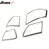 2006-2011 Lexus GS-Series Chrome Rear Tail Light Bezels Trims ABS 4PCS Set