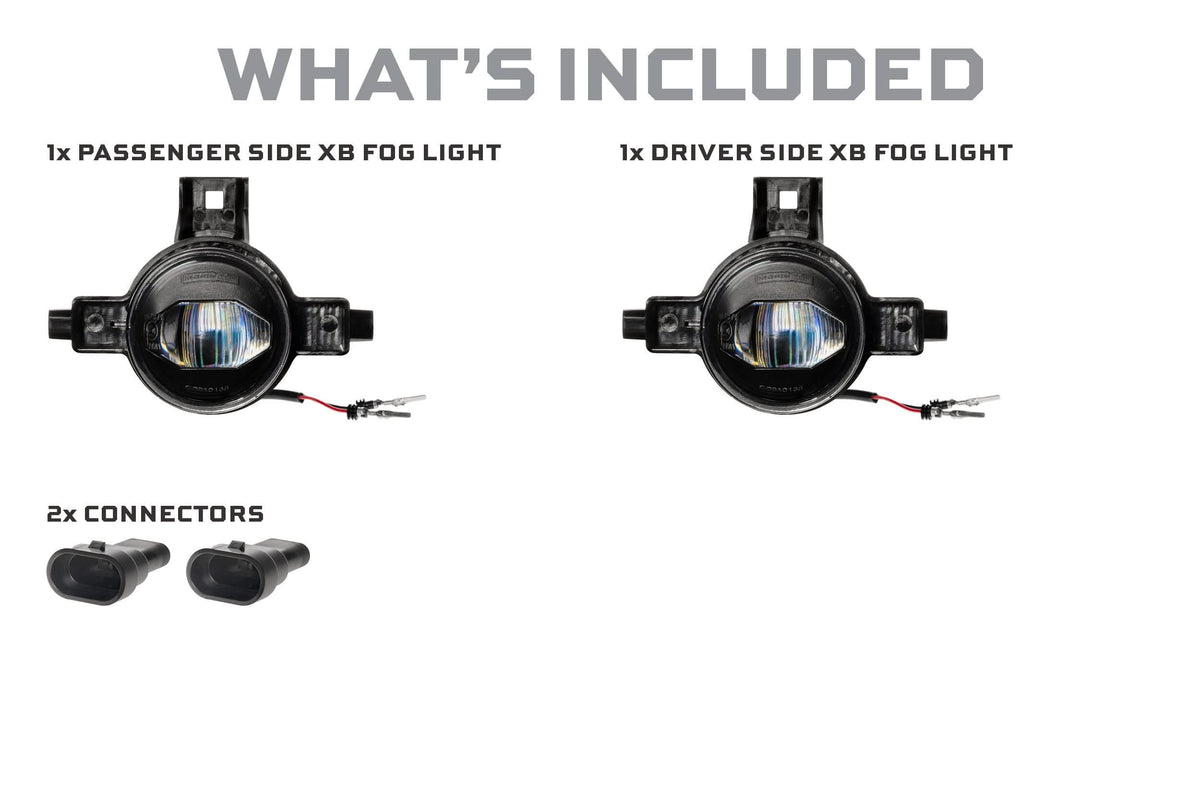 XB LED Fogs: Type Mopar Projector (Set)