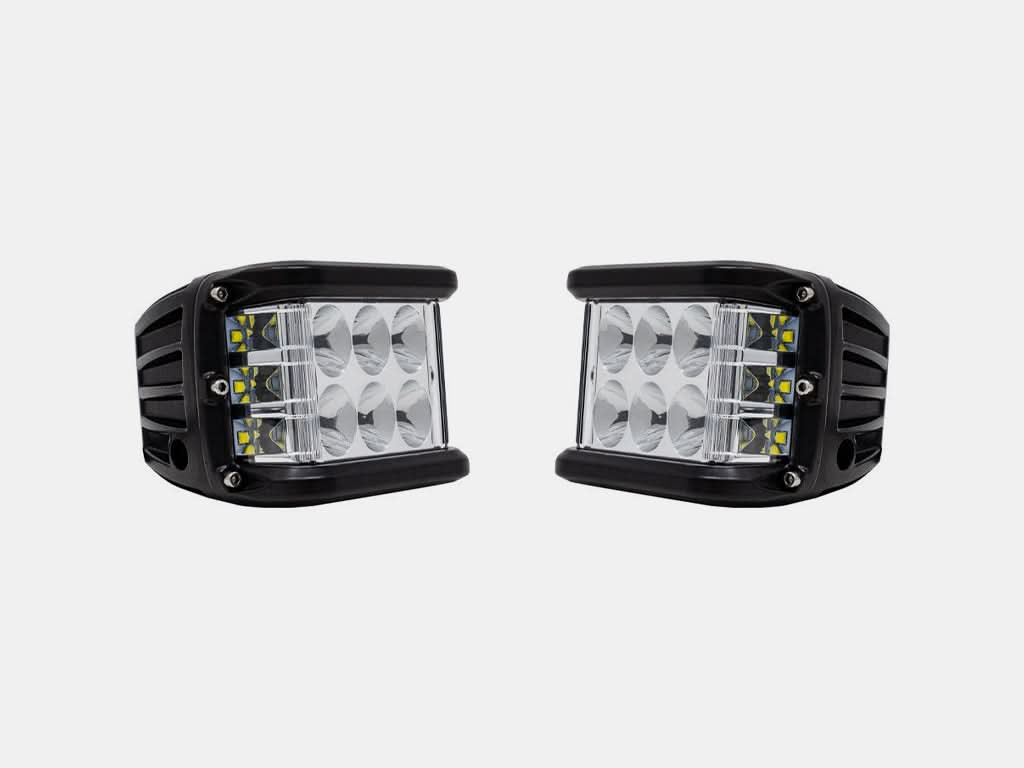 Low Profile Ditch Light Brackets Kit For 2016-2023 Toyota Tacoma