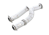 S58 3.5'' Maxflow Downpipes w/ Heatshield for G8X M3 M4 & G87 M2 - Yonristic Performance