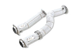 S58 3.5" Maxflow Downpipes w/ Heatshield for G8X M3 M4 & G87 M2 - Yonristic Performance