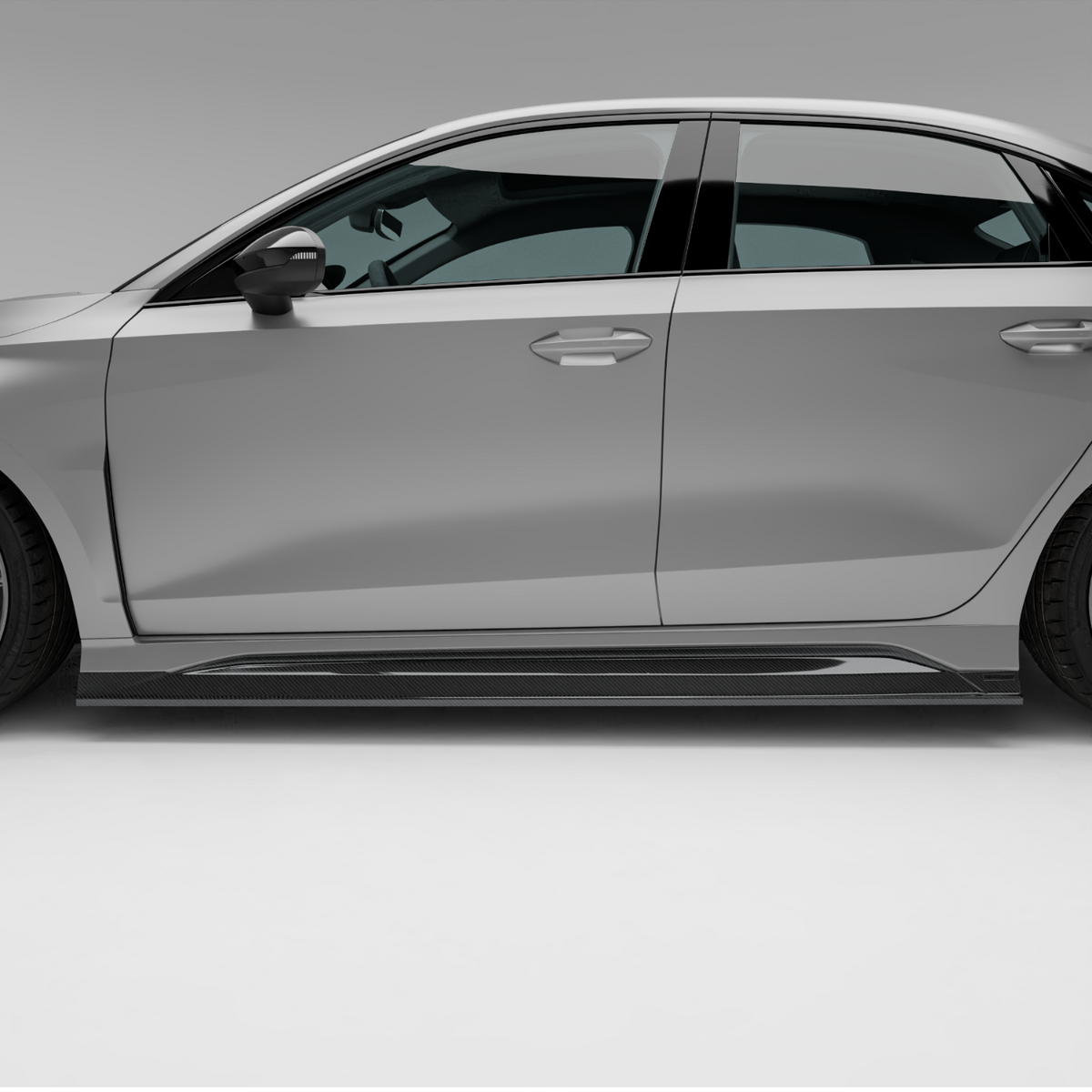 Audi RS3 8Y Limousine Carbon Fiber Side Skirts