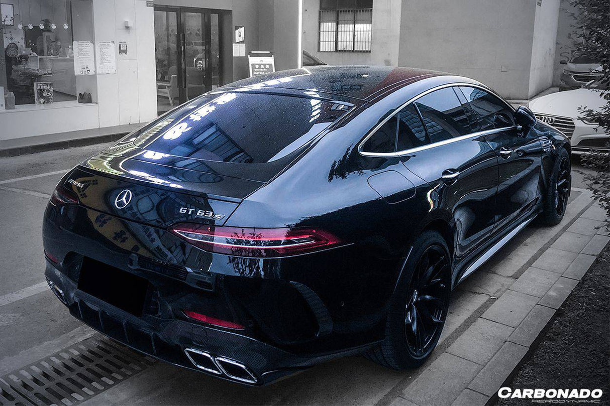 2019-2023 Mercedes Benz AMG GT63  S 4Door Coupe X290 OEM Style Carbon Fiber Rear Diffuser