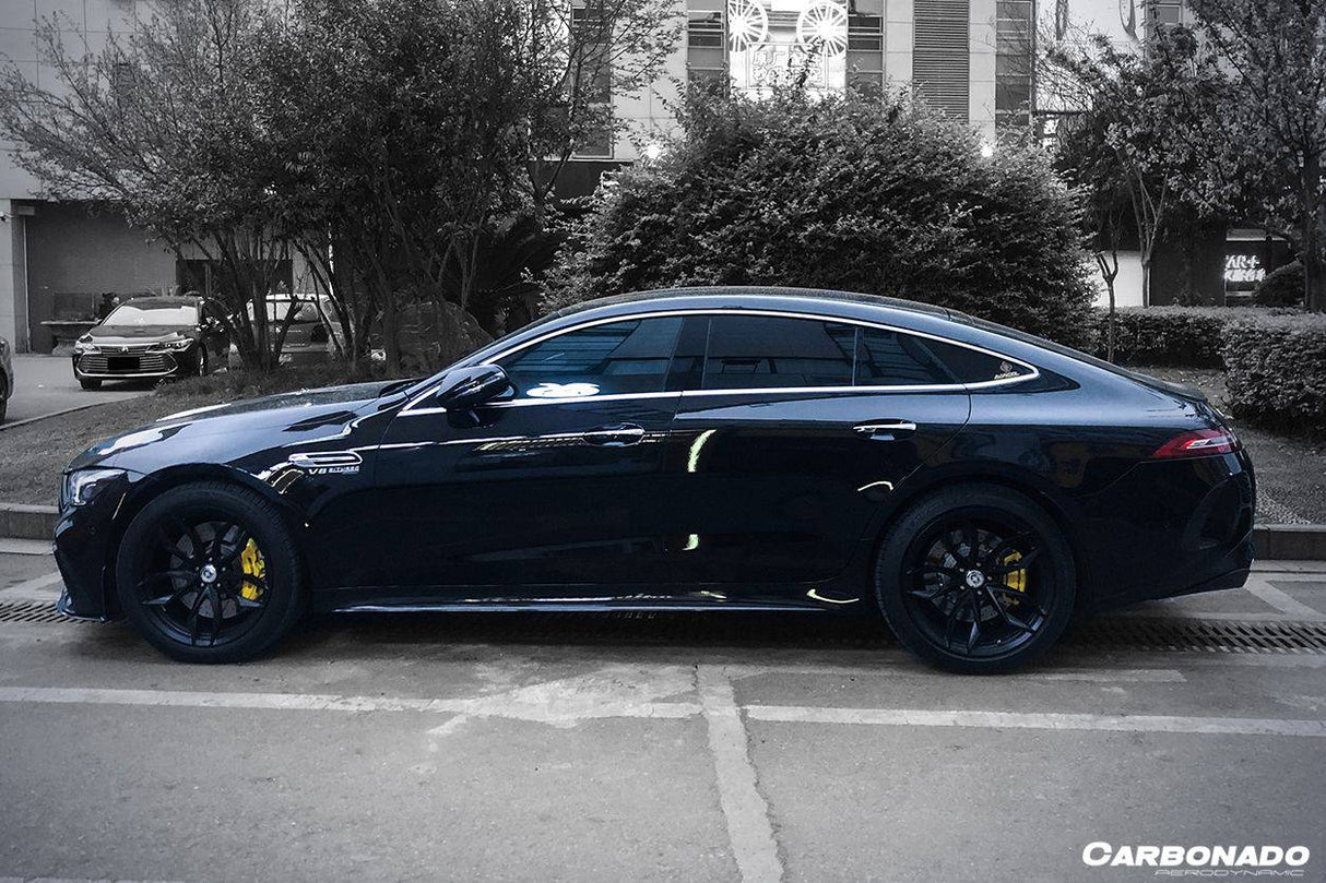 2019-2023 Mercedes Benz AMG GT63 S 4Door Coupe X290 OEM Style Carbon Fiber Side Skirts