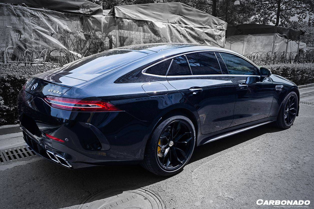 2019-2023 Mercedes Benz AMG GT63 S 4Door Coupe X290 OEM Style Carbon Fiber Side Skirts