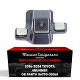 Toyota 4Runner (2016-2024) OEM Replacement Backup Camera OE Part # 86790-35061
