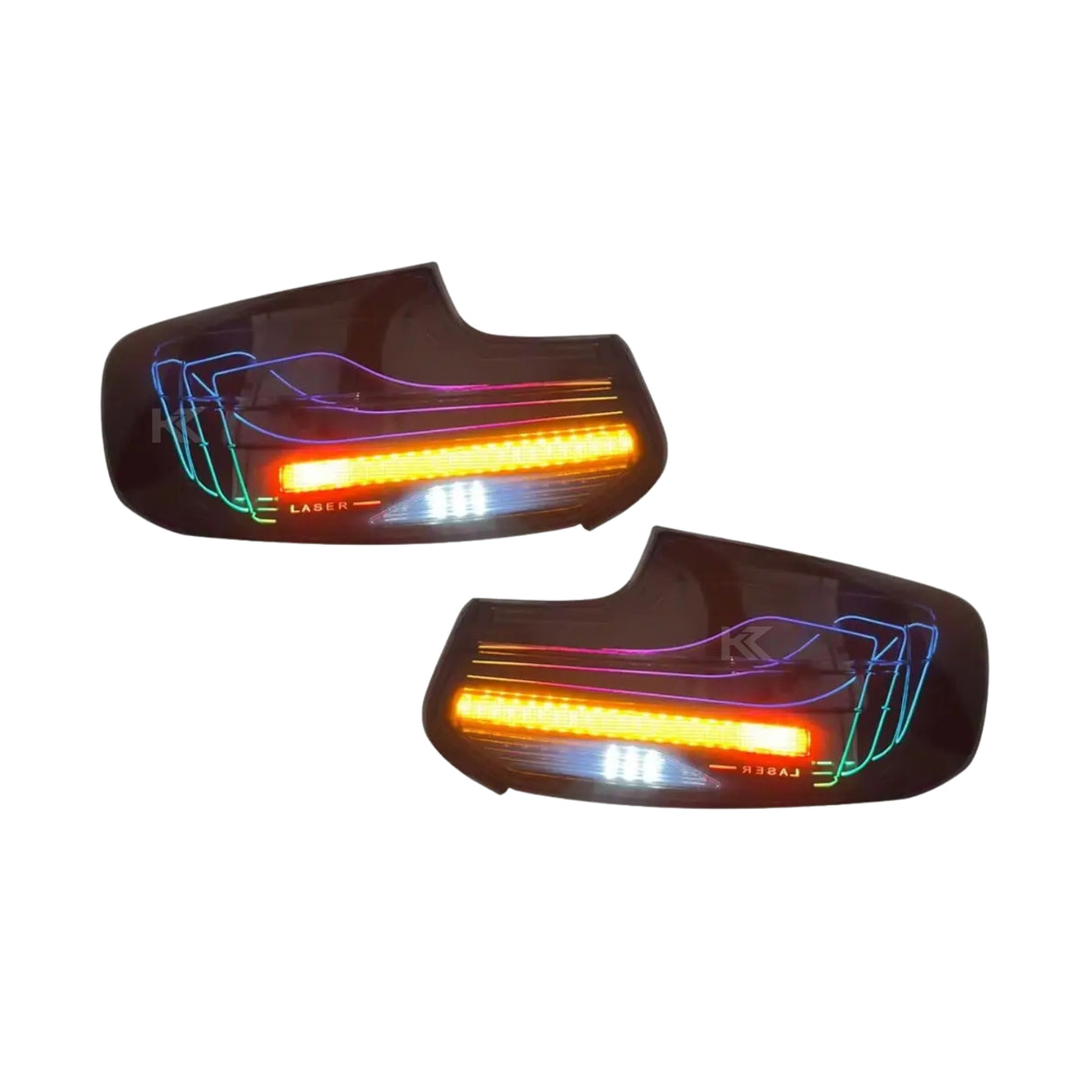 BMW 2 Series F22 / F87 CSL RGB Style LED Tail Light Assembly with Turn Signal 2014 - 2021 (Replaces 63211384009)