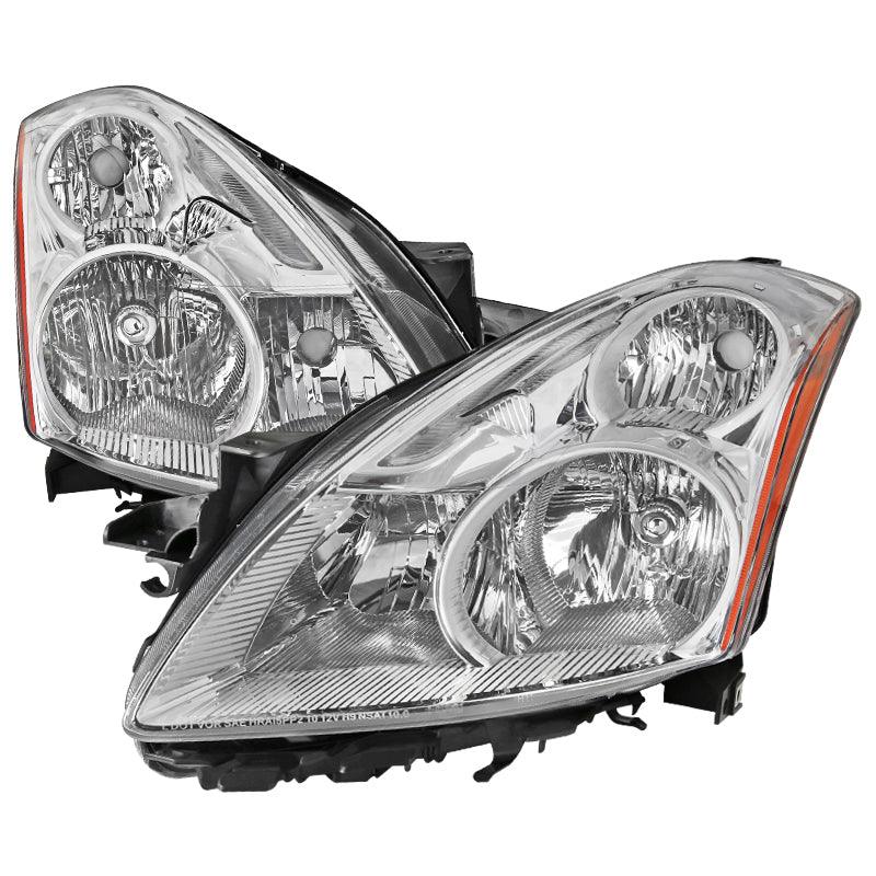 Spec-D OEM Replacement Headlights Nissan Altima (2010-2011-2012) Black or Chrome
