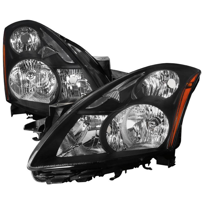 Spec-D OEM Replacement Headlights Nissan Altima (2010-2011-2012) Black or Chrome