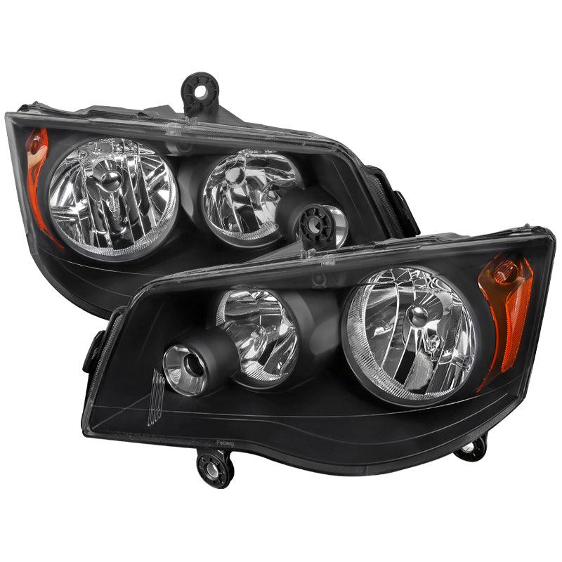 Spec-D Projector Headlights Dodge Caravan (2011-2018) Black or Chrome