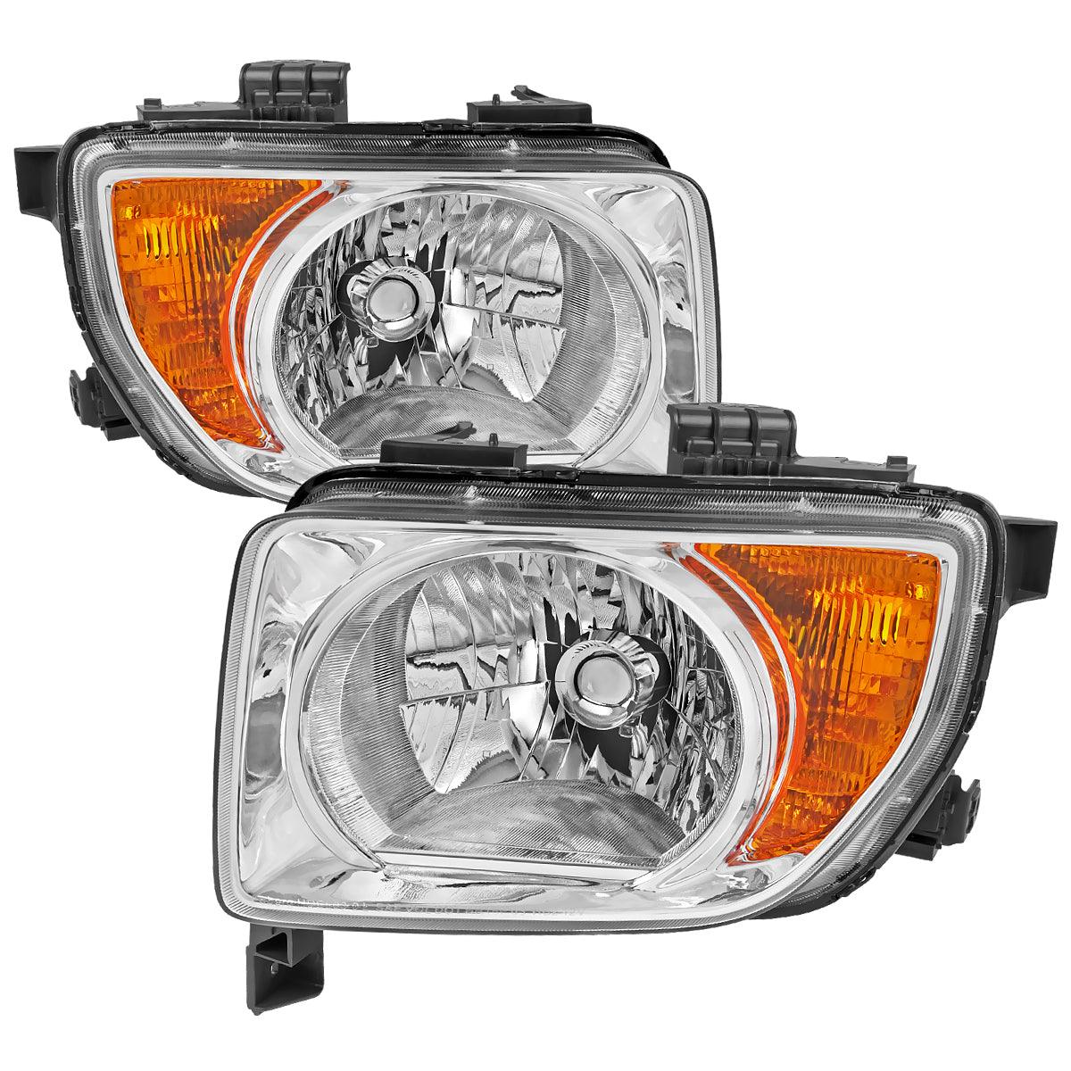 Spec-D Headlights Honda Element (03-08) OEM Replacement w/ Amber