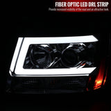 Spec-D Projector Headlights Tahoe / Avalanche / Suburban (07-13) C Light Bar - Black / Chrome