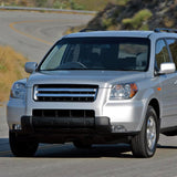 Spec-D Projector Headlights Honda Pilot (2006-2008) Chrome / Black Housing OEM Replacement