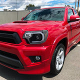 Spec-D Projector Headlights Toyota Tacoma (2012-2015) C-Light Bar - Black or Chrome