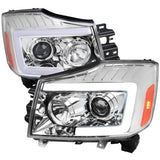 Spec-D Projector Headlights Nissan Titan (04-15) Armada (04-07) Sequential LED DRL