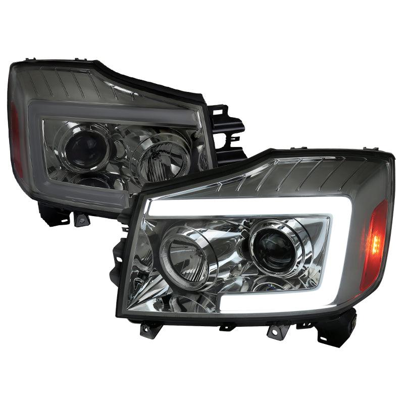 Spec-D Projector Headlights Nissan Titan (04-15) Armada (04-07) Sequential LED DRL