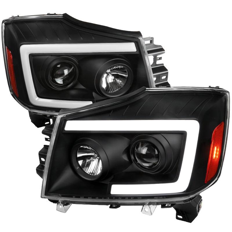 Spec-D Projector Headlights Nissan Titan (04-15) Armada (04-07) Sequential LED DRL