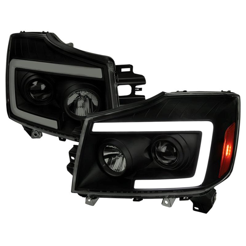 Spec-D Projector Headlights Nissan Titan (04-15) Armada (04-07) Sequential LED DRL
