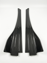 McLaren 720S Spider Dry Carbon Fiber Side Skirts Polished Finish 2017 - 2019 Pair