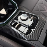BMW X3 G45 2025–2026 Carbon Fiber Style Gear Shift Panel Cover Interior Trim