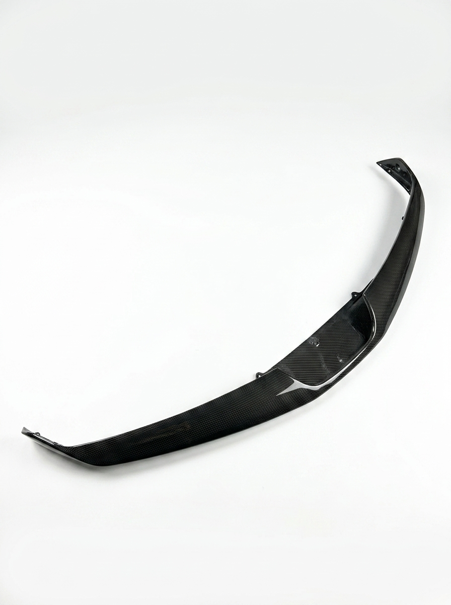 2019+ Ferrari SF90 OEM Style Bolt-On Front Lip Splitter - Dry Carbon Fiber