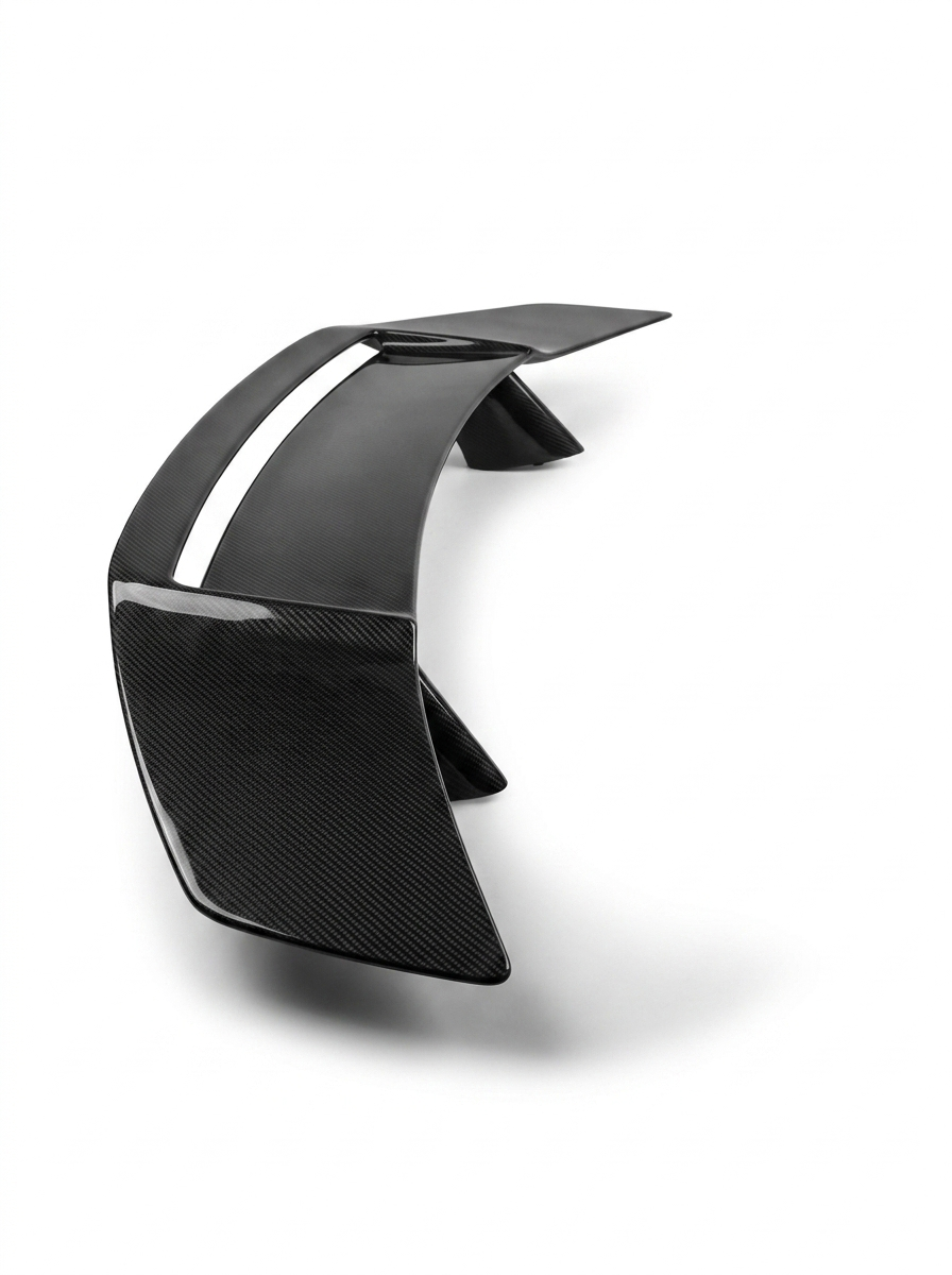 McLaren GT Dry Carbon Fiber Rear Spoiler Wing Polished Finish 2019+