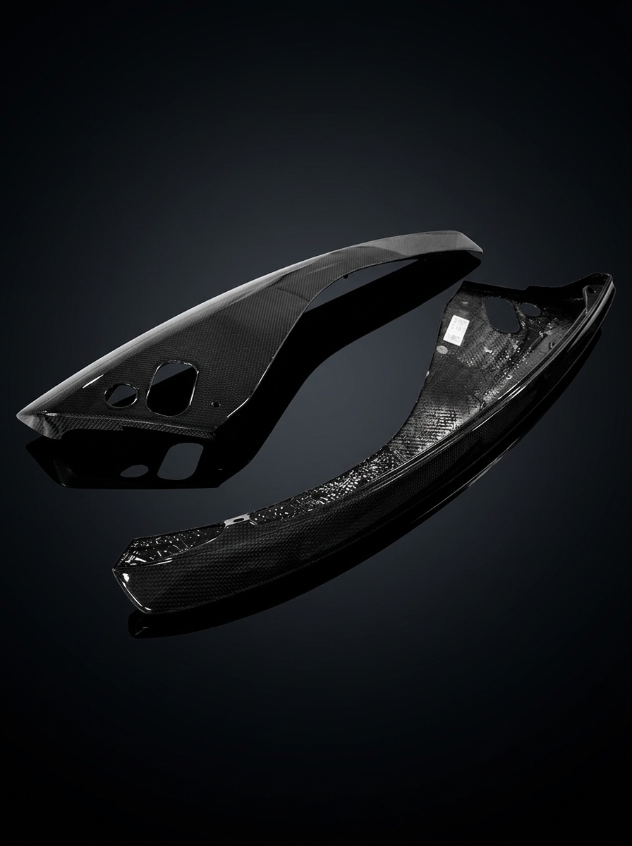 2017 - 2020 Ferrari 812 Superfast GTS OEM Style Front Canards - Dry Carbon Fiber