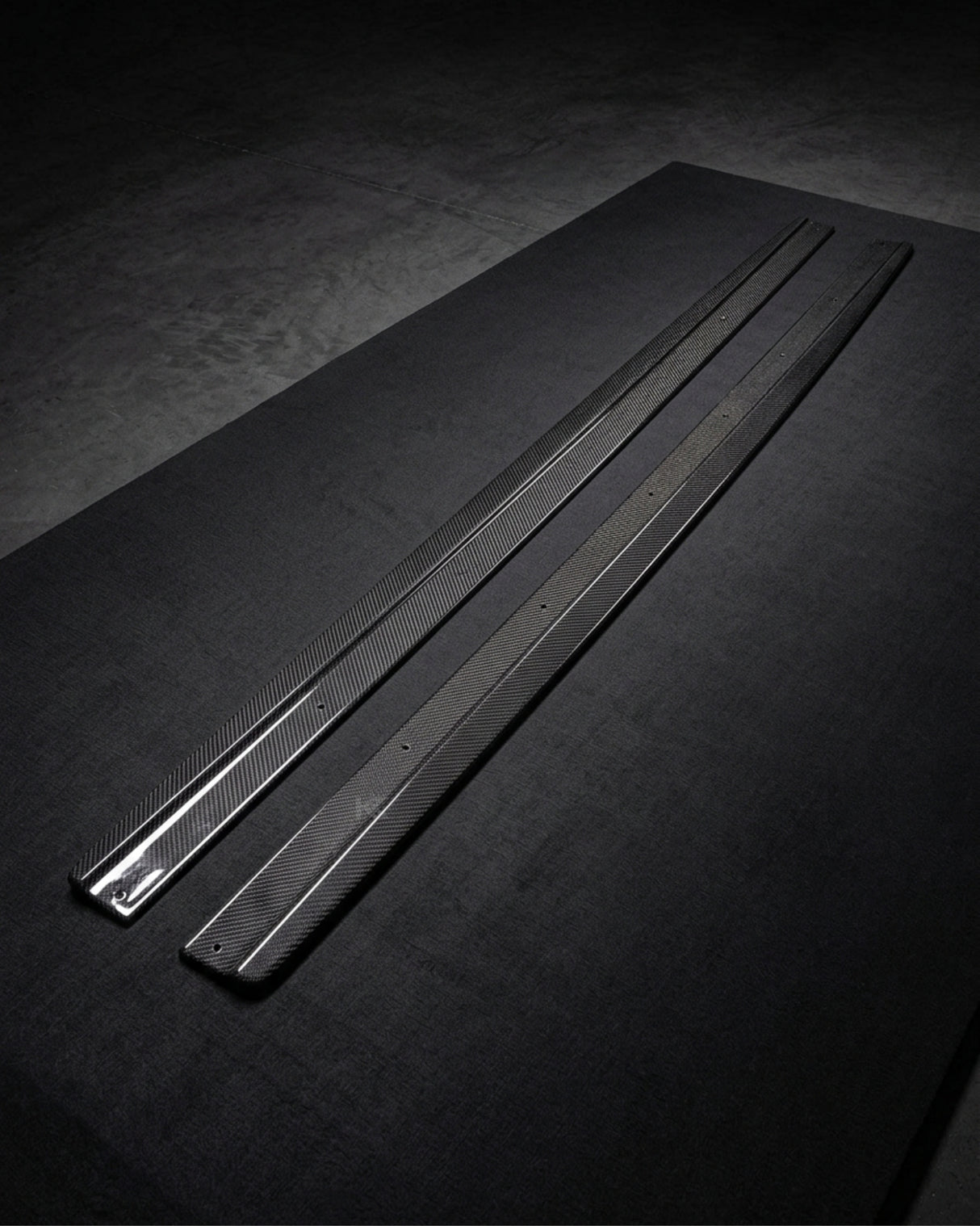 2013–2018 Audi RS6 C7 4G Avant Side Skirt Extensions – Carbon Fiber