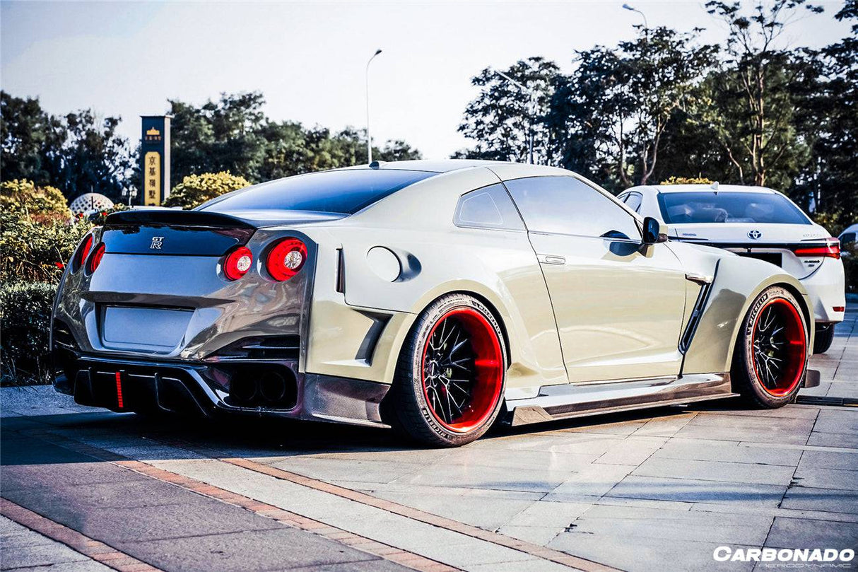 2008-2025 Nissan GTR R35 CBA  DBA  EBA DLK Style Carbon Fiber Trunk