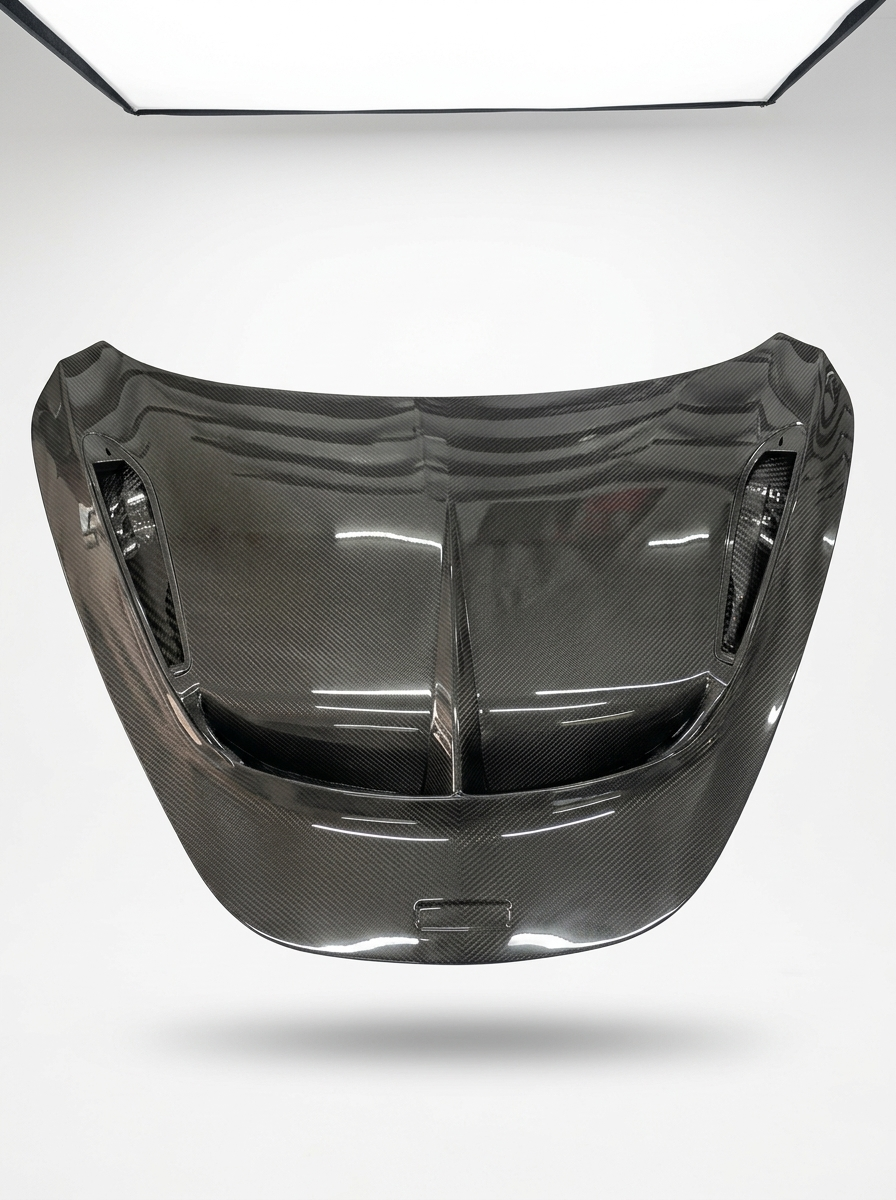 McLaren 720S Dry Carbon Fiber Hood Bonnet Sports Style Bolt-On