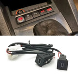 Red LED USB Car Charger for VW Golf 6, Jetta 5 & Scirocco (2006–2012)