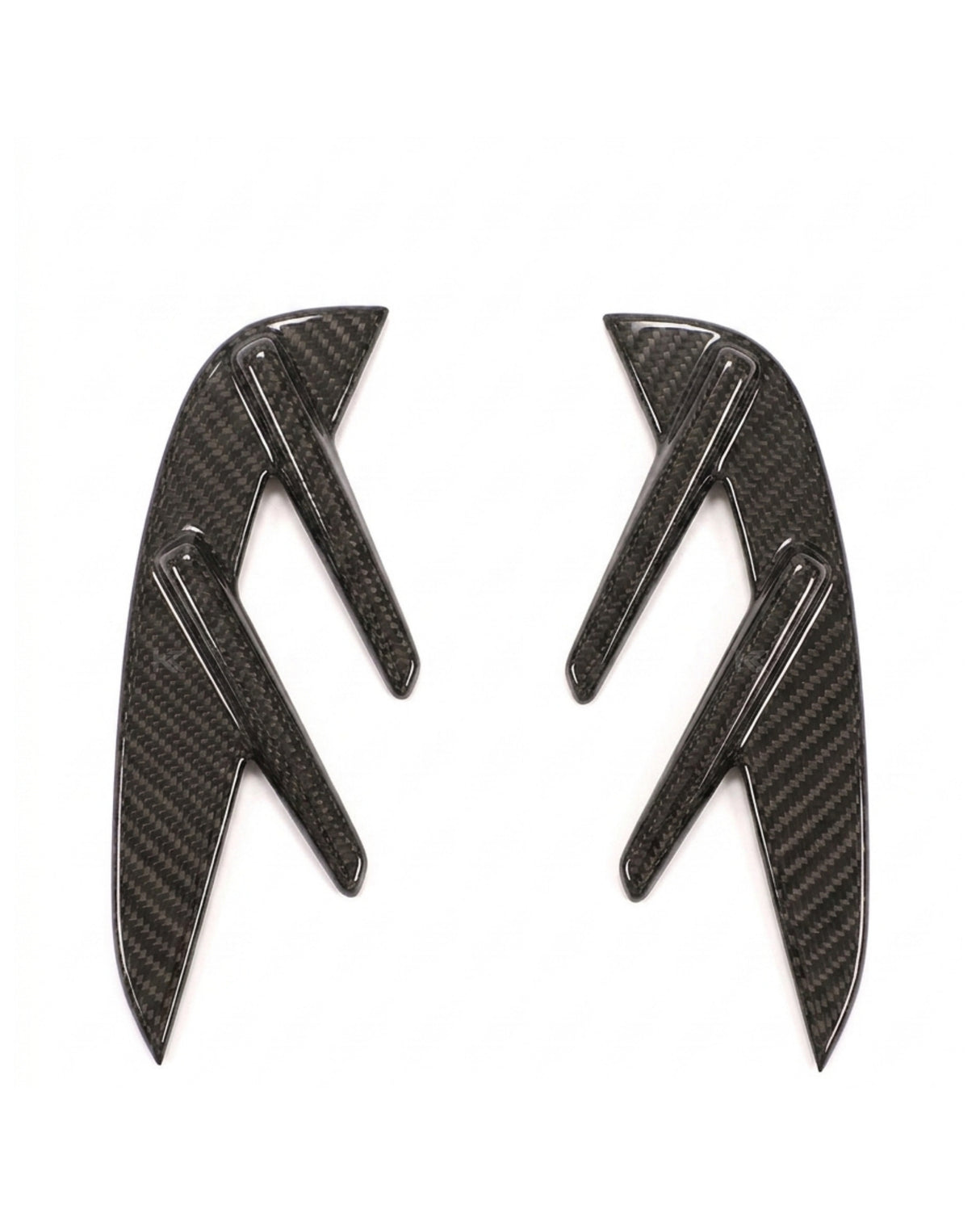 2021–2024 BMW M3 Competition G80 Front Fender Vent Trims – Pre-Preg Dry Carbon Fiber