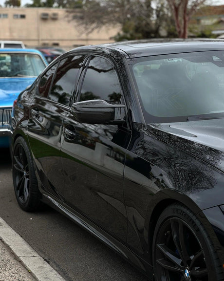 BMW 2 Series G87 3 Series G20/G28 M3 Style Carbon Fiber Side Mirror Housing (2019 - 2024) - K2 Industries
