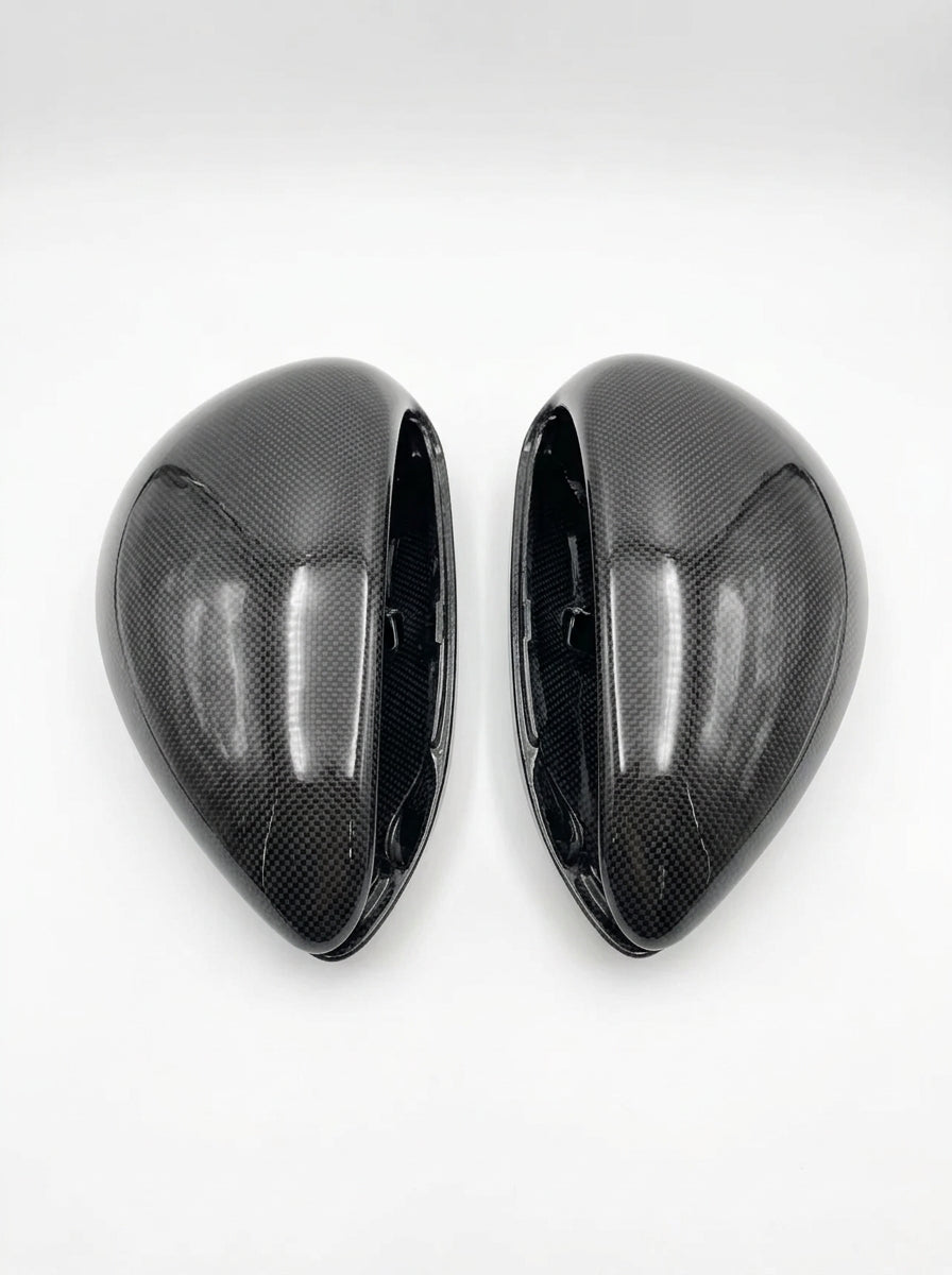 2019+ Ferrari SF90 Side Mirror Caps - Dry Carbon Fiber