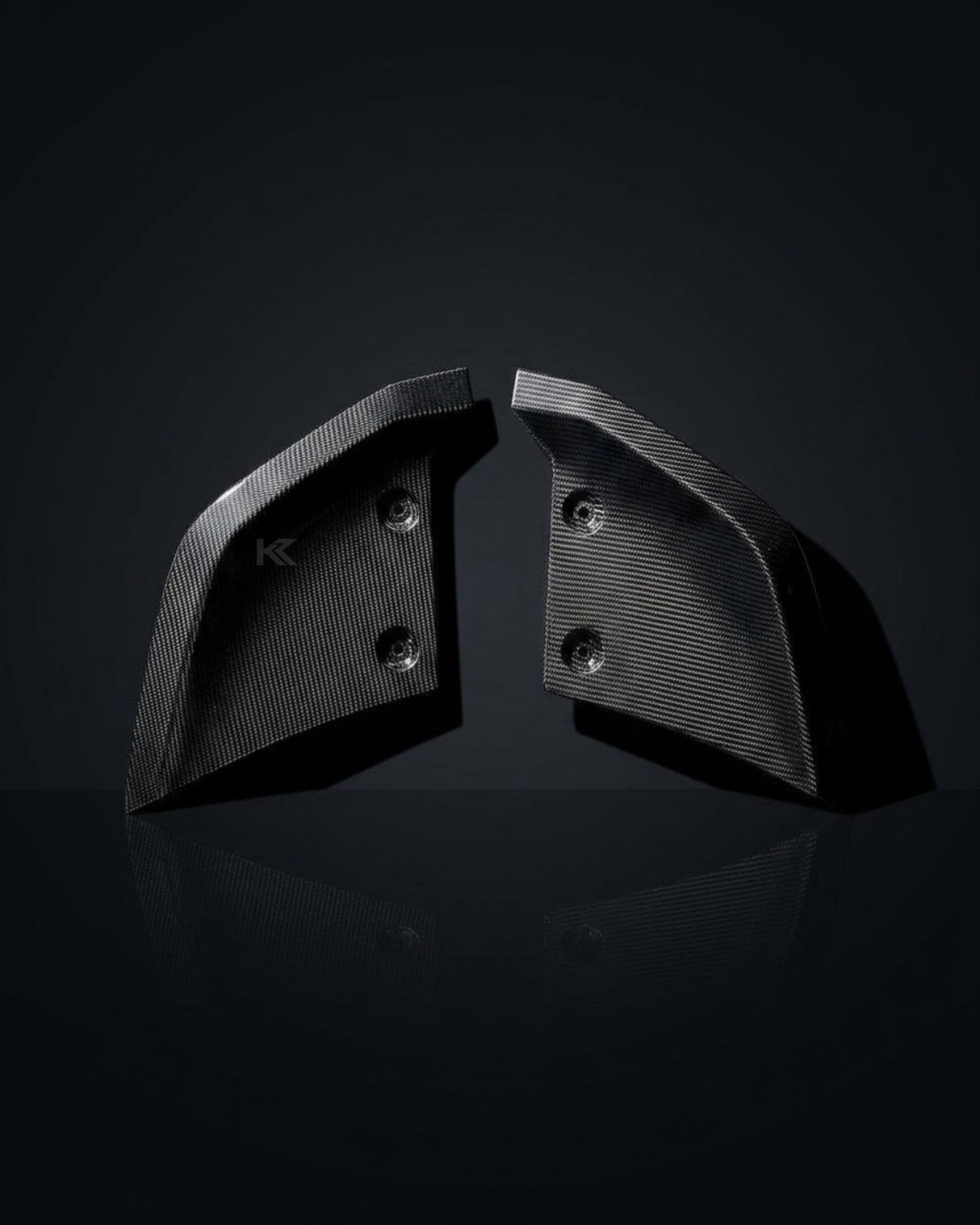 2016–2019 Audi R8 V10 / V10 Plus Coupe 4S Gen 2 Rear Bumper Blades – Carbon Fiber