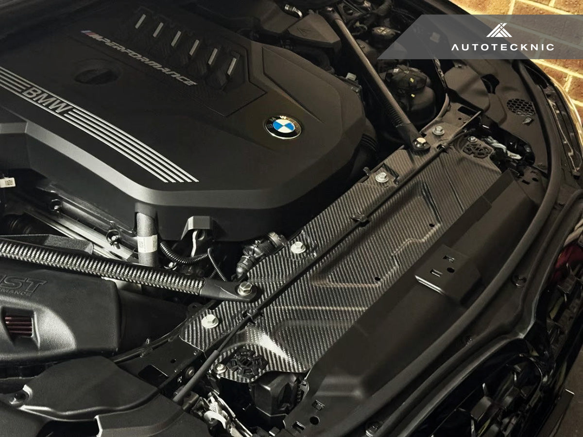 AutoTecknic Dry Carbon Fiber Cooling Shroud - G22/ G26 4-Series