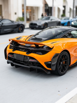 McLaren 720S Bolt-On Rear Bumper - Dry Carbon Fiber