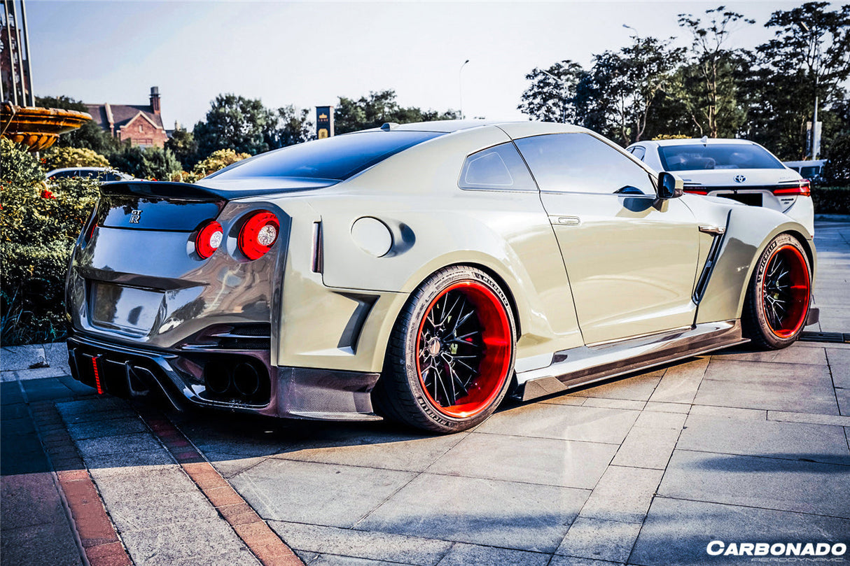 2008-2025 Nissan GTR R35 CBA  DBA  EBA DLK Style Carbon Fiber Trunk