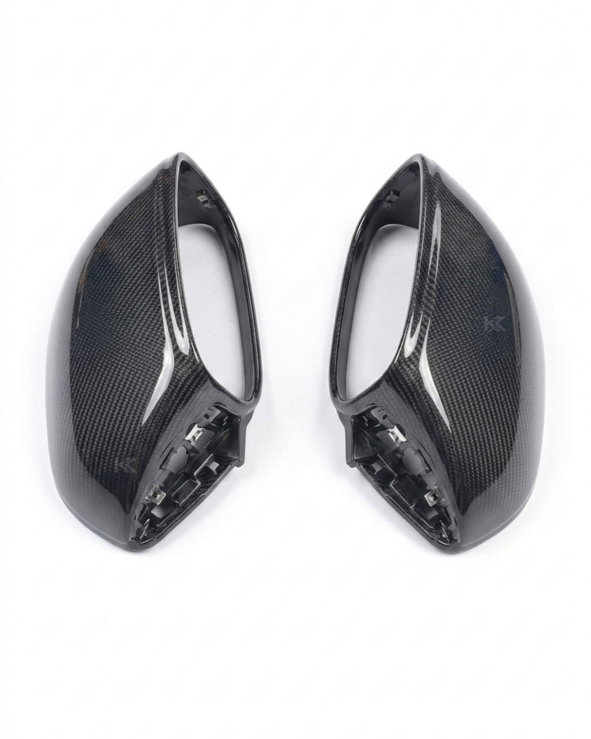 2010–2015 Audi Q5 8R / Q7 4L Side Mirror Caps – Carbon Fiber