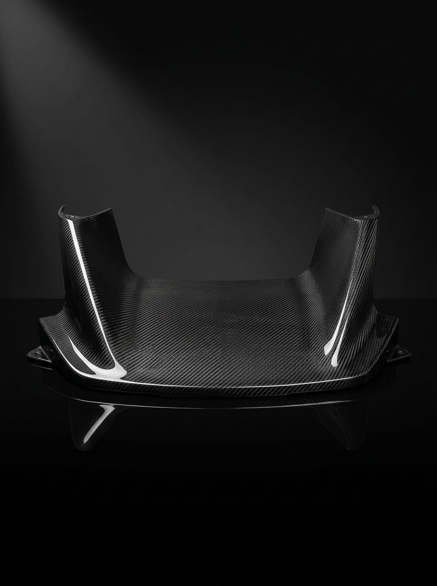 2019+ Ferrari SF90 OEM Style Bolt-On Front Bumper - Dry Carbon Fiber