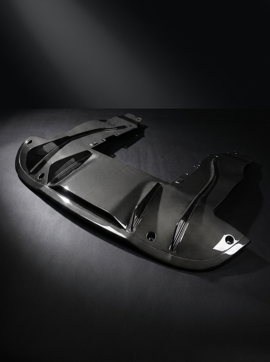 McLaren 720S Dry Carbon Fiber Rear Diffuser Bolt-On Body Kit